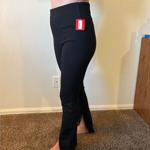 Spanx Black “Perfect Front Slit” Leggings